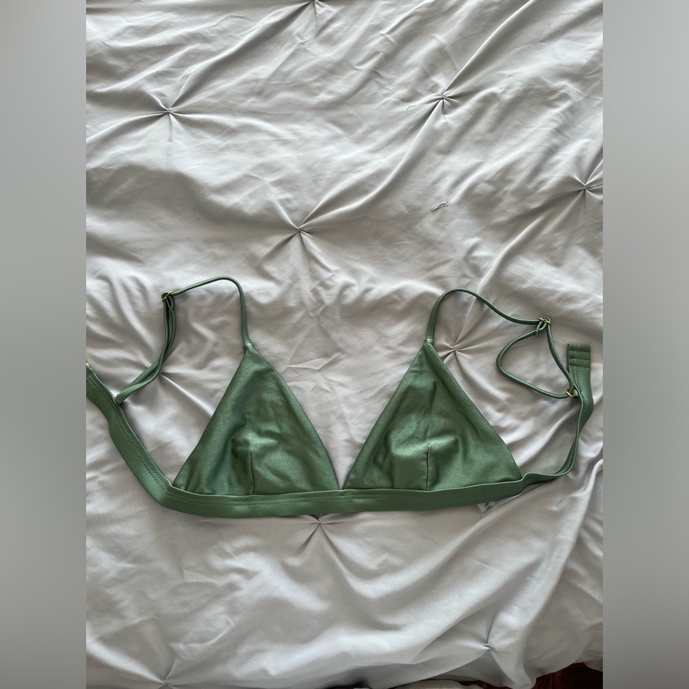 zaful/shein medium green bikini top